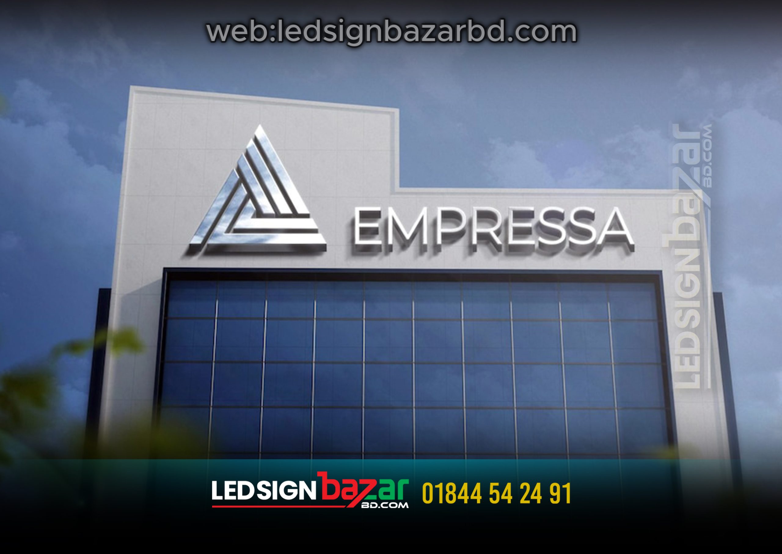 OFFICE NAME SIGNS, SS NAME SIGNS FOR OFFICE LOGO AND HOUSE, EMPRESSA SIGNS BD, BEST LETTER SIGNAGE AGENCY IN BD, SIGNAGE MAKER BD