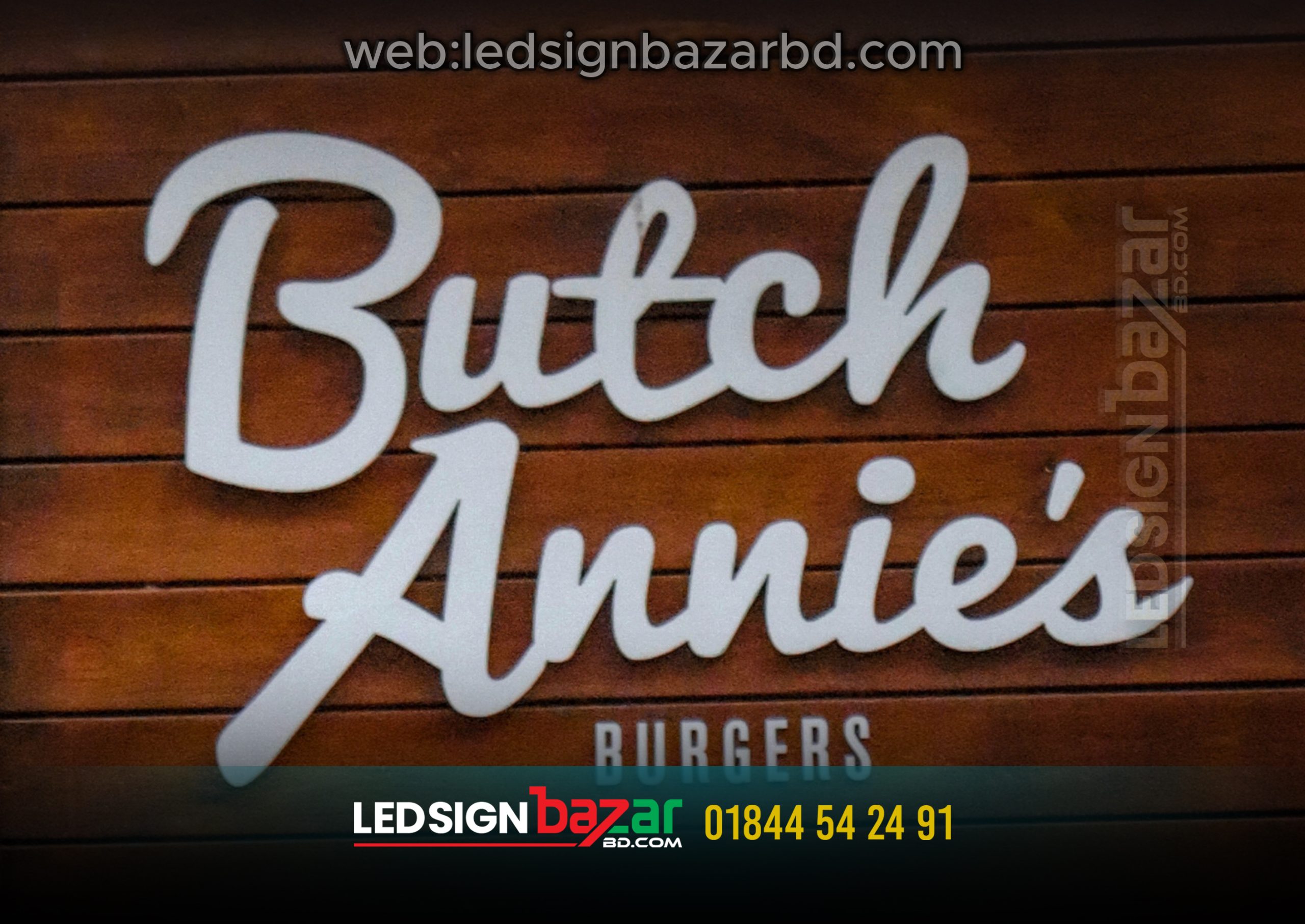 BUTCH ARRIES LETTER NAMEPLATE BD