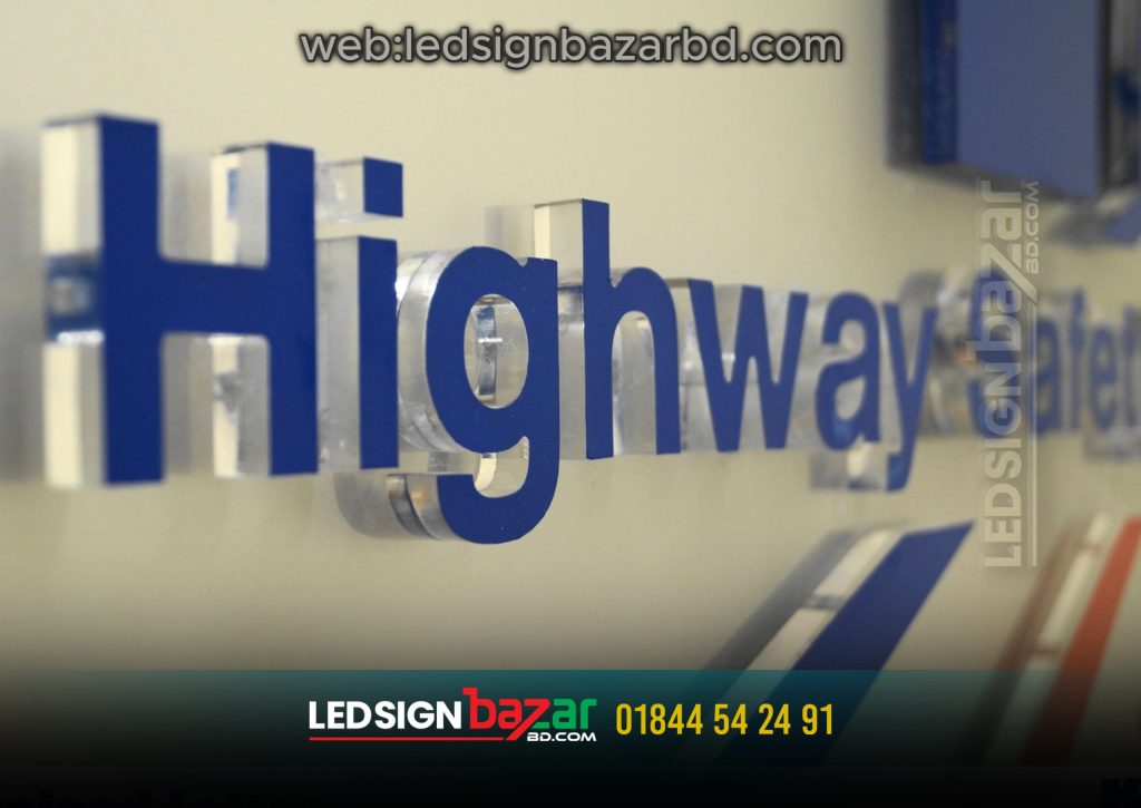 Custom acrylic letters