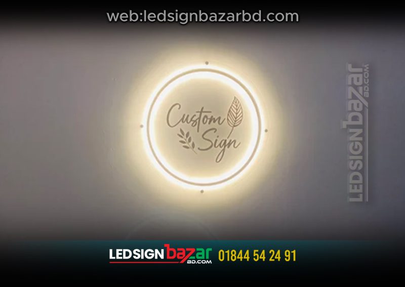 Aluminum bell sign board led lighting is a type of sign board