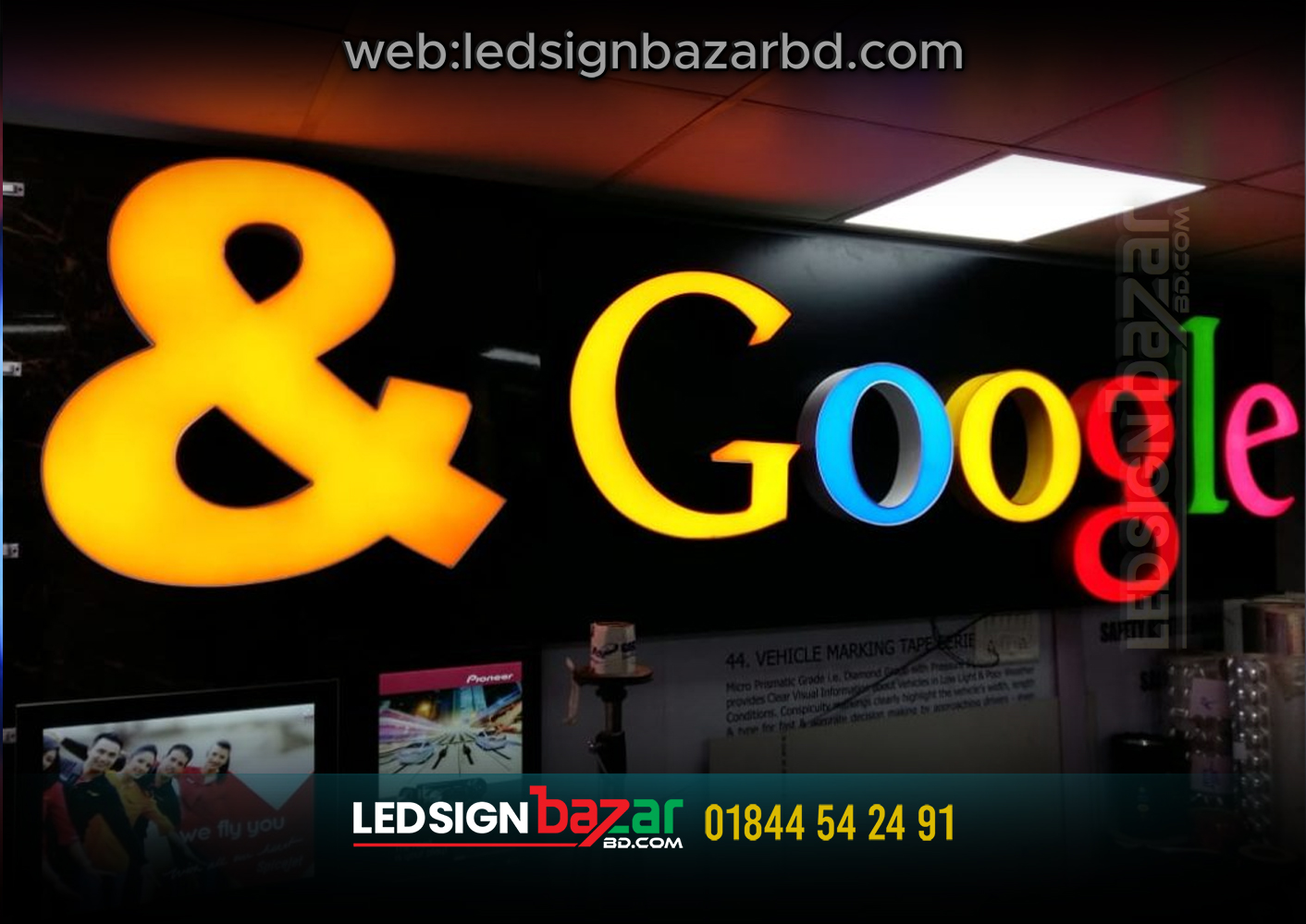 You are currently viewing UV Printed and 3D Acrylic Letters Signs Dhaka BD