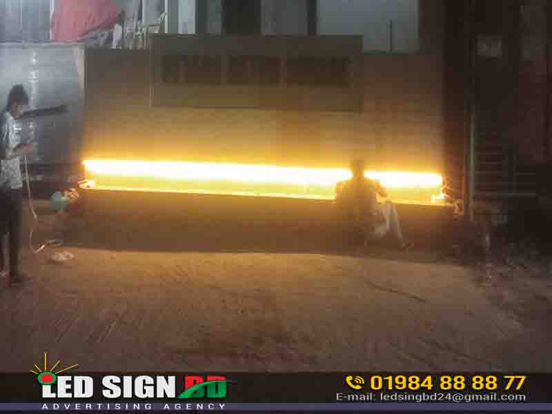3D Backlit Acrylic Letter Signage in Uttara