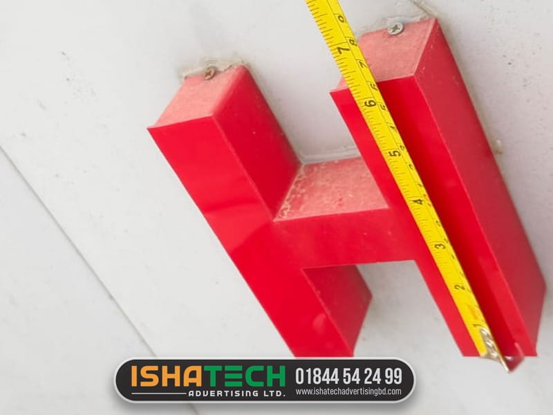 Acrylic Letter Cutting Service