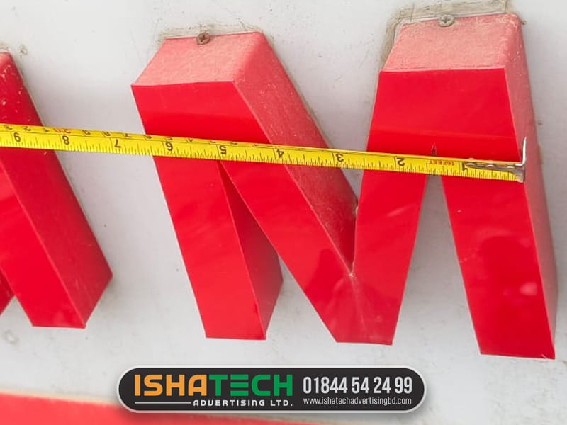 Acrylic Letter Cutting Service
