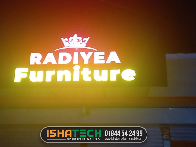 LED Signboard for Furniture Shop Branding Sylhet